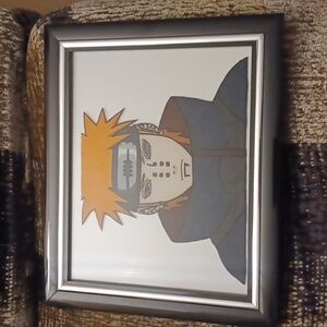 Pain (Naruto) Glass Painting - 8x10 Glass